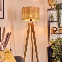 Cavaca Lampadaire, Liseuse Écru, Noir, 1 lumière