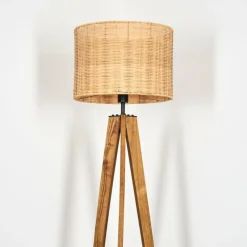 Cavaca Lampadaire, Liseuse Écru, Noir, 1 lumière