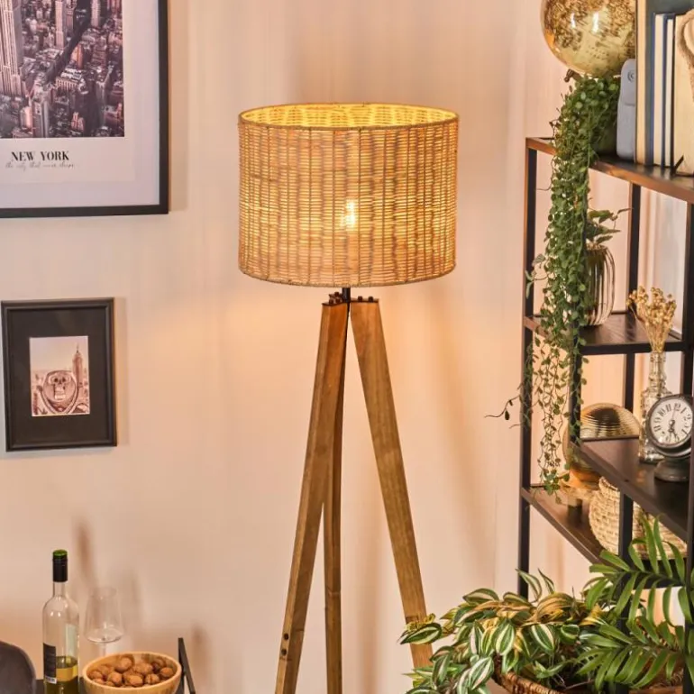 Cavaca Lampadaire, Liseuse Écru, Noir, 1 lumière