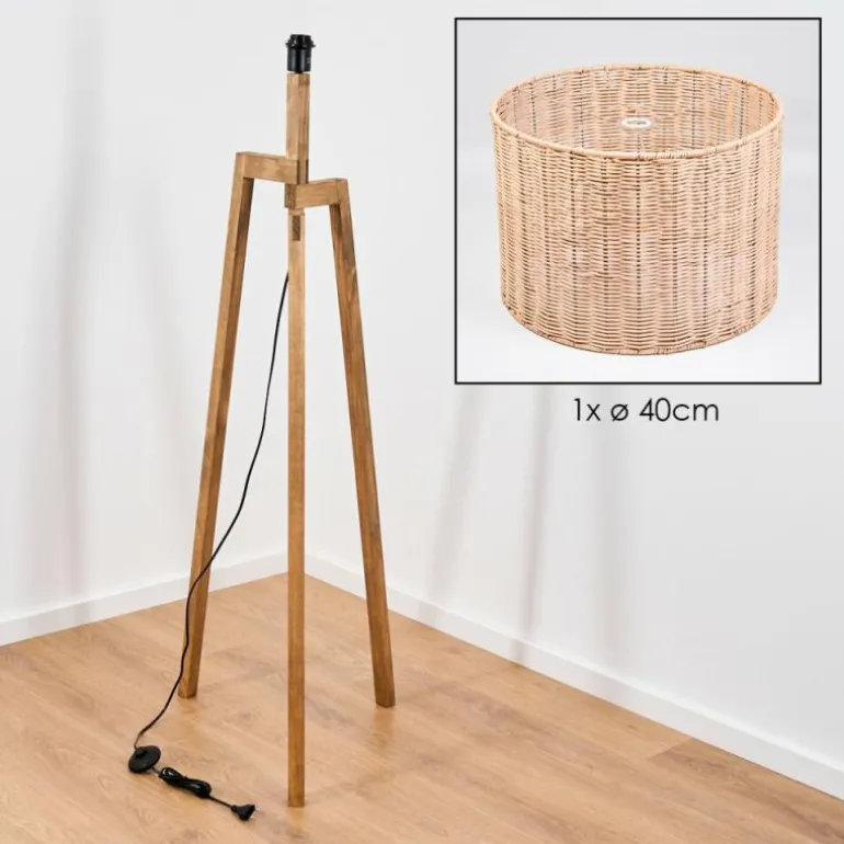 Cavaca Lampadaire, Liseuse Écru, 1 lumière