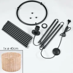 Cavaca Lampadaire, Liseuse Noir, 1 lumière