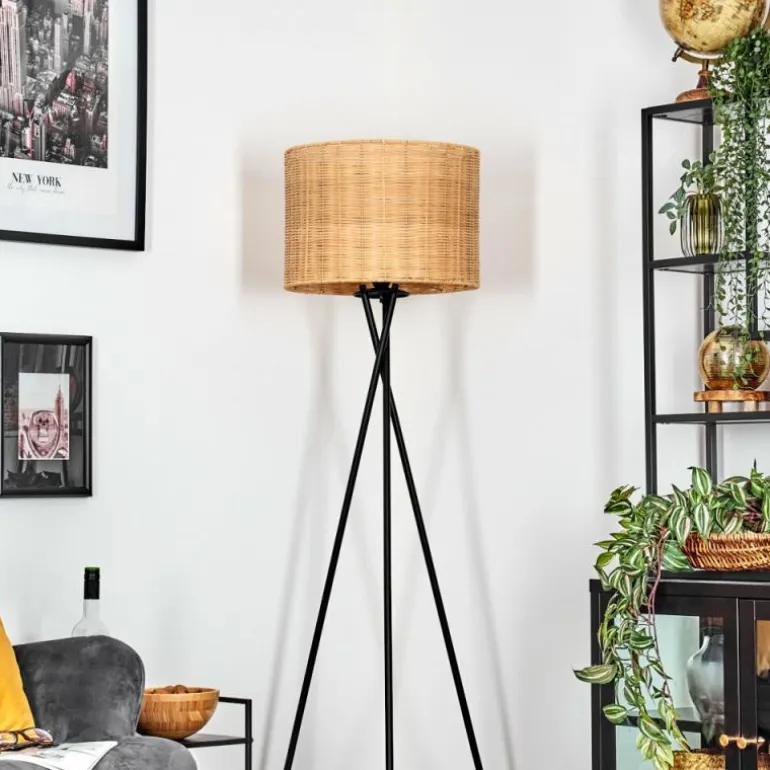 Cavaca Lampadaire Noir, 1 lumière