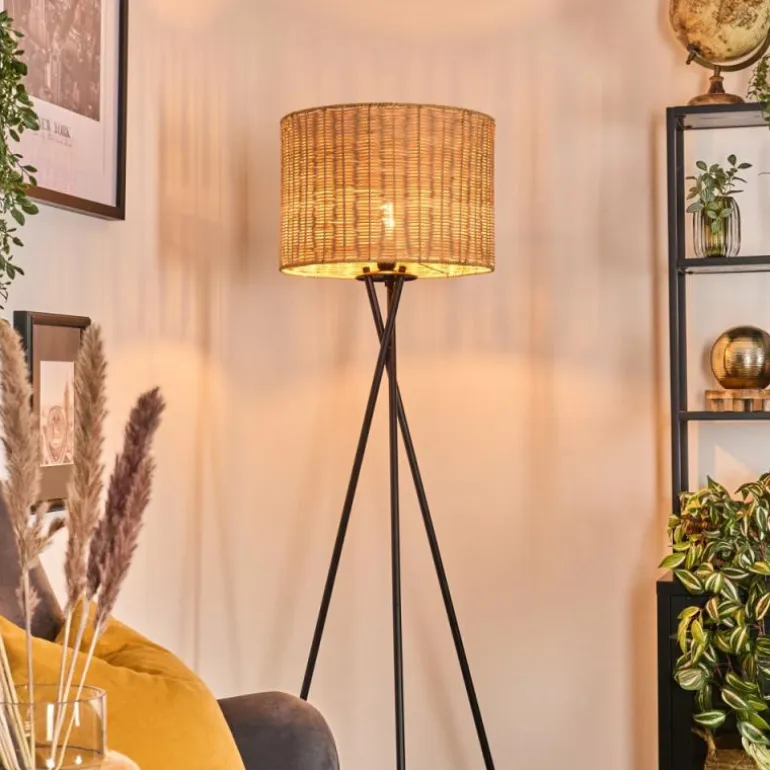 Cavaca Lampadaire Noir, 1 lumière