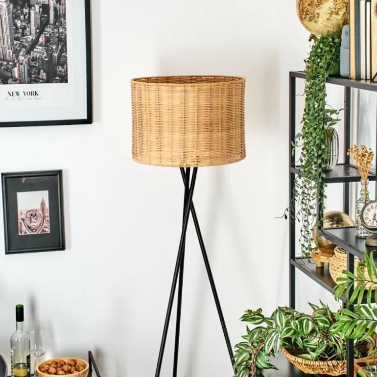 Cavaca Lampadaire Noir, 1 lumière