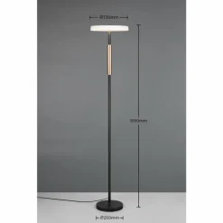 Celeste Lampadaire Luminaires Trio LED Brun, 1 lumière