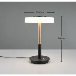 Celeste Lampe à poser Luminaires Trio LED Brun, 1 lumière