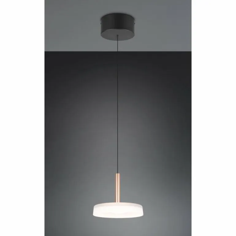 Celeste Suspension Luminaires Trio LED Brun, 1 lumière
