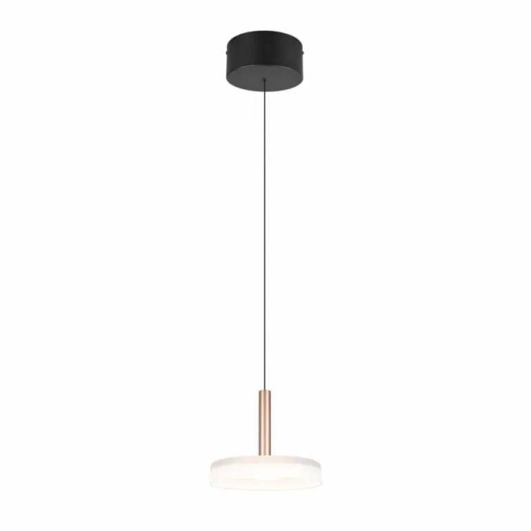 Celeste Suspension Luminaires Trio LED Brun, 1 lumière