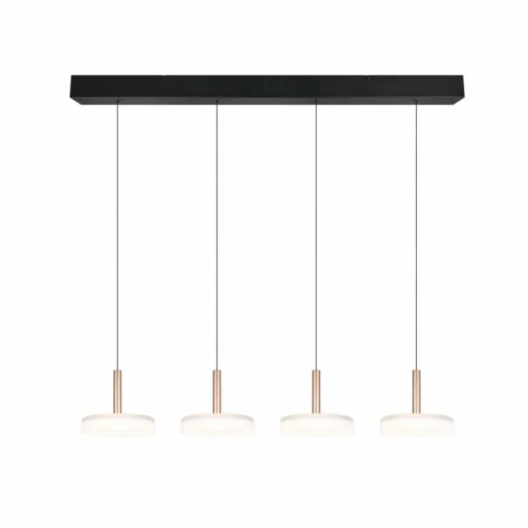 Celeste Suspension Luminaires Trio LED Brun, 1 lumière