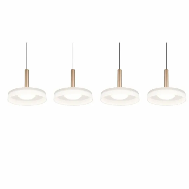 Celeste Suspension Luminaires Trio LED Brun, 1 lumière