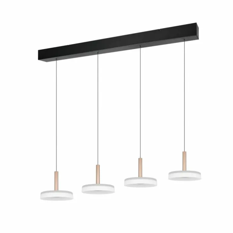 Celeste Suspension Luminaires Trio LED Brun, 1 lumière