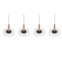 Celeste Suspension Luminaires Trio LED Brun, 1 lumière