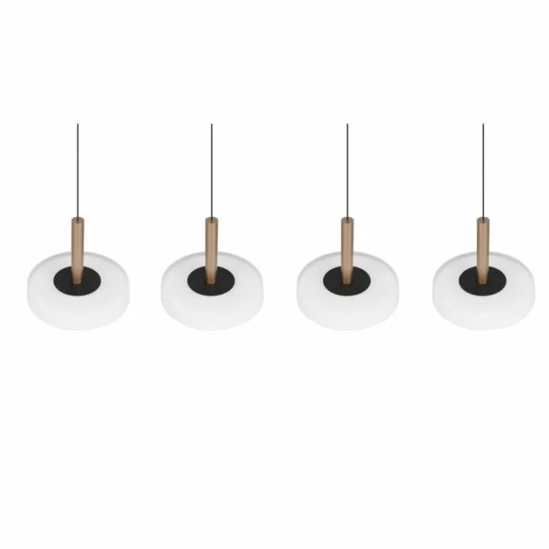 Celeste Suspension Luminaires Trio LED Brun, 1 lumière
