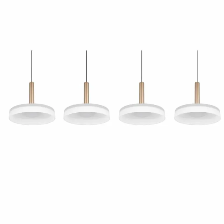 Celeste Suspension Luminaires Trio LED Brun, 1 lumière