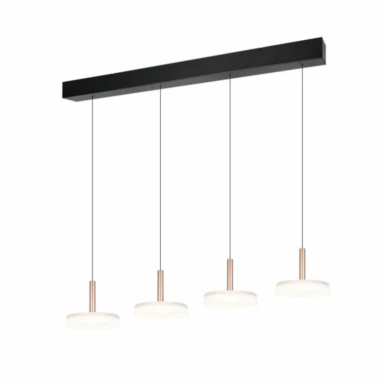 Celeste Suspension Luminaires Trio LED Brun, 1 lumière