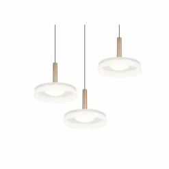 Celeste Suspension Luminaires Trio LED Brun, 1 lumière