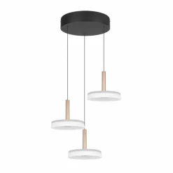 Celeste Suspension Luminaires Trio LED Brun, 1 lumière