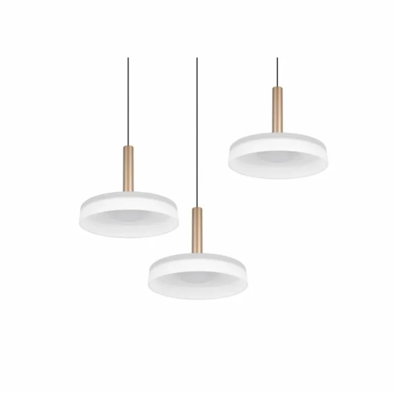 Celeste Suspension Luminaires Trio LED Brun, 1 lumière