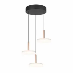 Celeste Suspension Luminaires Trio LED Brun, 1 lumière