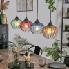 Cem Suspension, Suspension Bleu, Jaune, Vert, Clair, Rouge, 4 lumières