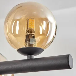 Chehalis Boule lumineuse, Suspension Ambre, 10 lumières