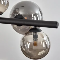 Chehalis Boule lumineuse, Suspension Fumé, 8 lumières