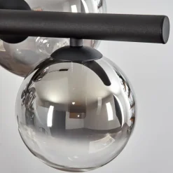 Chehalis Boule lumineuse, Suspension Clair, Fumé, 8 lumières