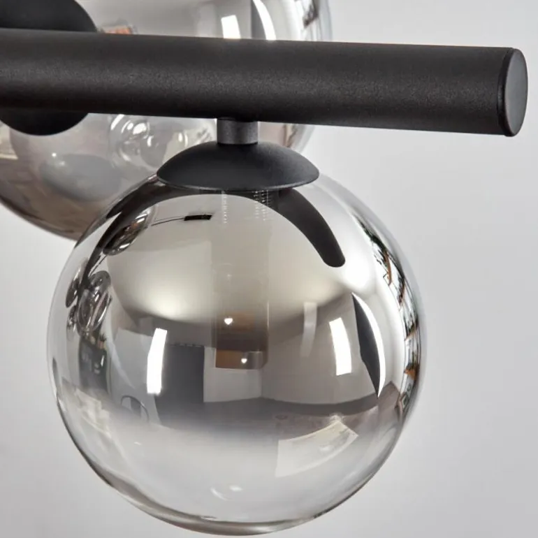 Chehalis Boule lumineuse, Suspension Clair, Fumé, 8 lumières