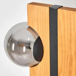 Chehalis Boule lumineuse, Lampadaire Écru, Noir, 6 lumières