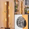 Chehalis Boule lumineuse, Lampadaire Écru, Noir, 6 lumières