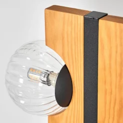 Chehalis Boule lumineuse, Lampadaire Écru, Noir, 6 lumières