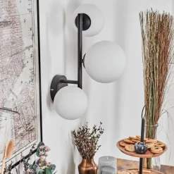 Chehalis Boule lumineuse, Applique murale Blanc, 3 lumières