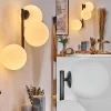Chehalis Boule lumineuse, Applique murale Blanc, 3 lumières