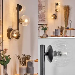 Chehalis Boule lumineuse, Applique murale Clair, 3 lumières