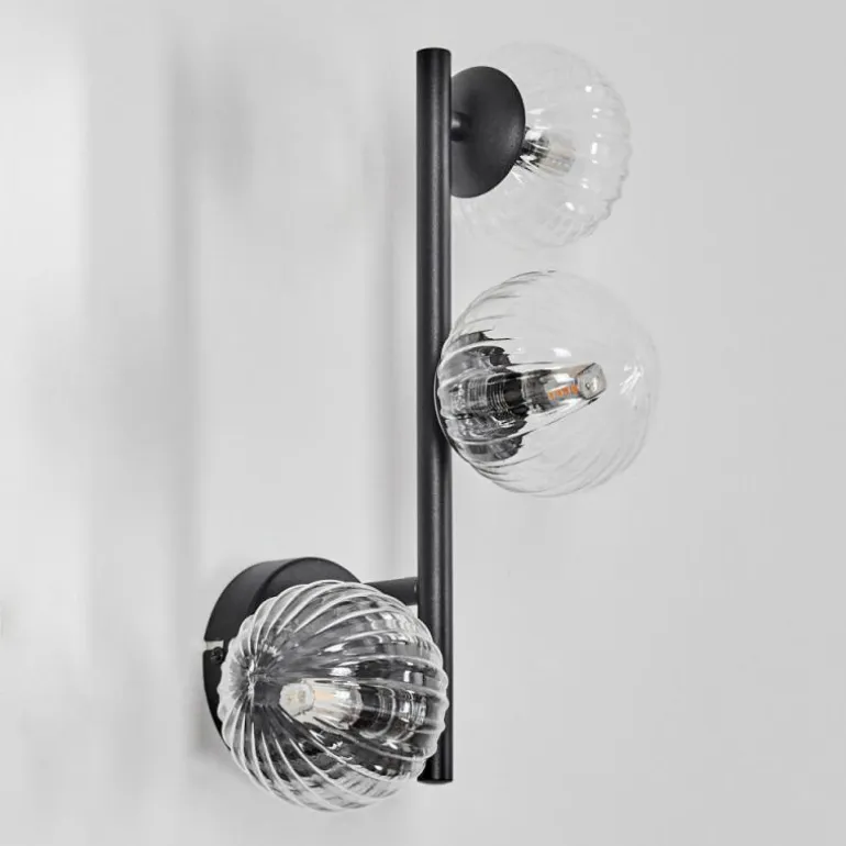 Chehalis Boule lumineuse, Applique murale Clair, 3 lumières