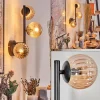 Chehalis Boule lumineuse, Applique murale Ambre, 3 lumières