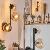 Chehalis Boule lumineuse, Applique murale 23 cm Ambre, Clair, 3 lumières