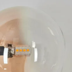 Chehalis Boule lumineuse, Applique murale Ambre, Clair, 3 lumières