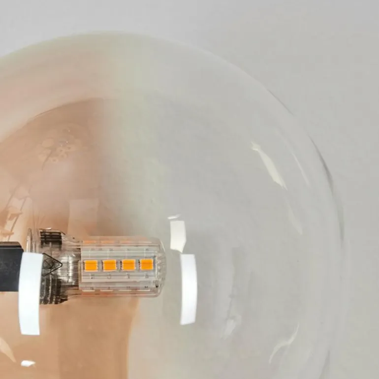 Chehalis Boule lumineuse, Applique murale Ambre, Clair, 3 lumières