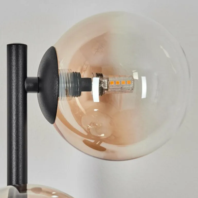 Chehalis Boule lumineuse, Applique murale Ambre, Clair, 3 lumières