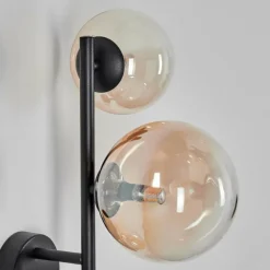Chehalis Boule lumineuse, Applique murale 23 cm Ambre, Clair, 3 lumières