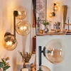 Chehalis Boule lumineuse, Applique murale 33 cm Ambre, Clair, 3 lumières