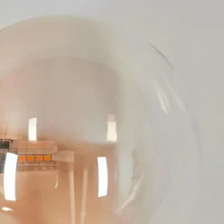 Chehalis Boule lumineuse, Applique murale 33 cm Ambre, Clair, 3 lumières