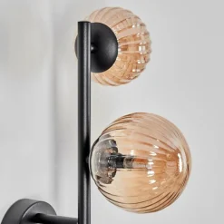 Chehalis Boule lumineuse, Applique murale Ambre, 3 lumières