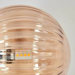 Chehalis Boule lumineuse, Applique murale Ambre, 3 lumières