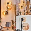Chehalis Boule lumineuse, Applique murale Ambre, 3 lumières