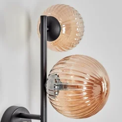 Chehalis Boule lumineuse, Applique murale Ambre, 3 lumières