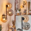 Chehalis Boule lumineuse, Applique murale Ambre, Fumé, 3 lumières