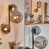 Chehalis Boule lumineuse, Applique murale 23 cm Fumé, 3 lumières