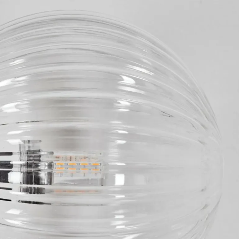 Chehalis Boule lumineuse 23 cm Clair, 3 lumières